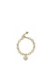 Guess Chunky Chain Heart Bracelet, Gold