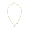 Guess Crazy in Love Pendant Necklace, Gold