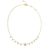 Guess Crush 4G CZ Drop Necklace, Gold
