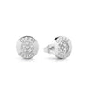 Guess Crystal Stud Earrings, Silver
