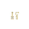 Guess CZ Drop Earrings, Gold