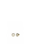 Guess Dreaming 4G Logo CZ Earrings, Gold