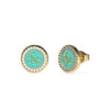 Guess Dreaming Turquoise 4G Earrings, Gold