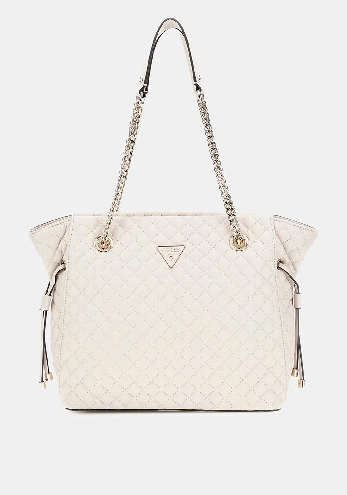 Guess Eco Rianee Quilted Tote Bag, Stone