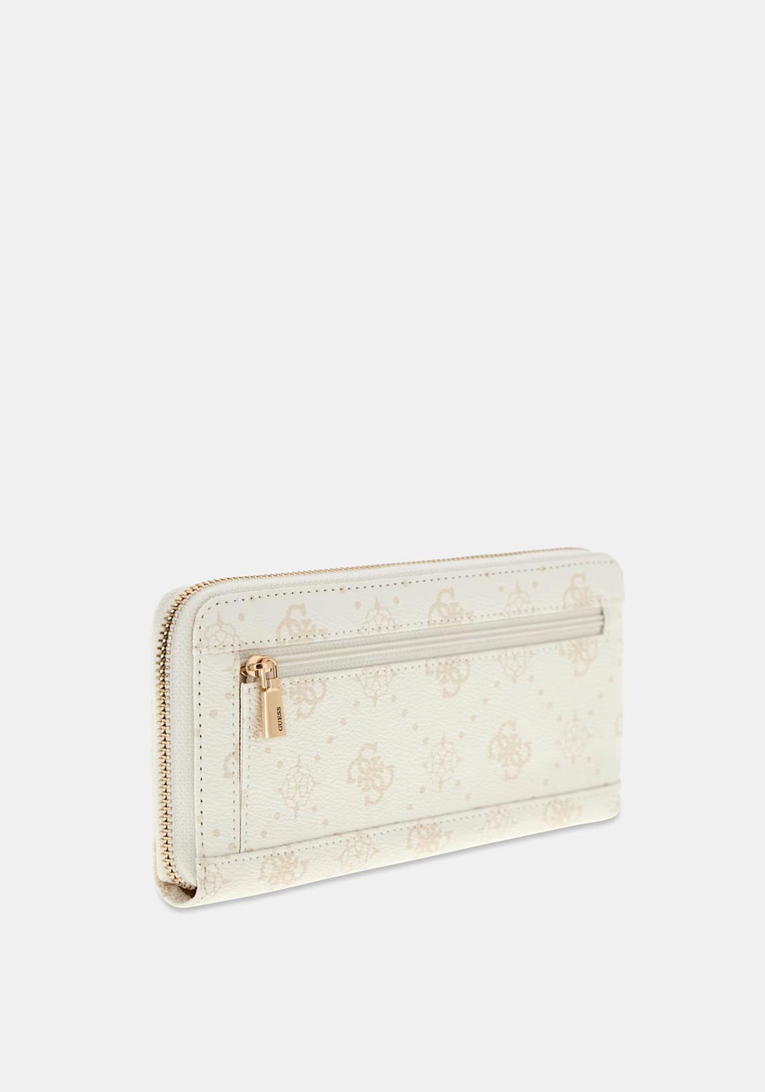 Guess Emelie Large Logo Wallet, White