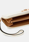 Guess Emelie Large Logo Wallet, White