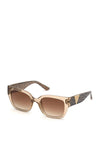 Guess GU774 Sunglasses, Shiny Beige