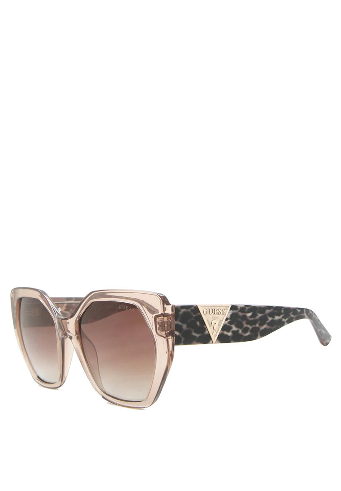 Guess GU7741 Sunglasses, Brown Leopard Print