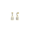 Guess Guess My Secret Earrings, Gold