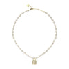 Guess Guess My Secret Pearl Necklace, Gold