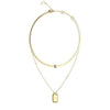 Guess Hashtag Double Chain Necklace, Gold