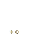 Guess Huggie Me 4G Logo Earrings, Gold