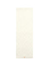Guess Cable Knit Wool Scarf, Ivory