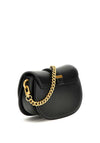 Guess Kuba Mini Saddle Crossbody Bag, Black