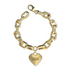 Guess Falling in Love Link Heart Bracelet, Gold