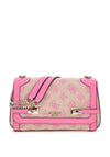 Guess Loralee 4G Logo Crossbody Bag, Pink