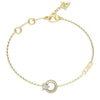 Guess M’ama non M’ama Bracelet, Gold