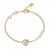 Guess Matelassé Coin Bracelet, Gold