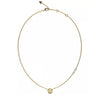 Guess Matelassé Coin Necklace, Gold
