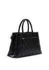 Guess Maxine Medium Quilted Satchel Bag, Black