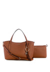 Guess Melody Satchel Bag, Brown