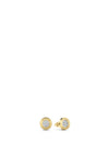 Guess Logo Stud Earrings, Gold