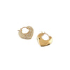 Guess Pavé Heart Earrings, Gold