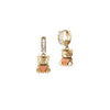 Guess Rock Candy Teddy Charm Earrings, Gold