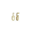 Guess Shining Double Link Earrings, Gold