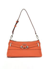 Guess Silvye Buckle Shoulder Bag, Orange