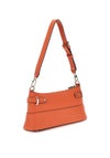 Guess Silvye Buckle Shoulder Bag, Orange