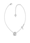 Guess Soltaire Necklace, Silver