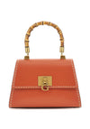Guess Stephi Bamboo Handle Grab Bag, Orange
