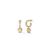 Guess Stylish Crystal Drop Earrings, Gold