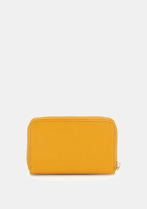 Guess Tatum Threaded Medium Wallet, Yellow
