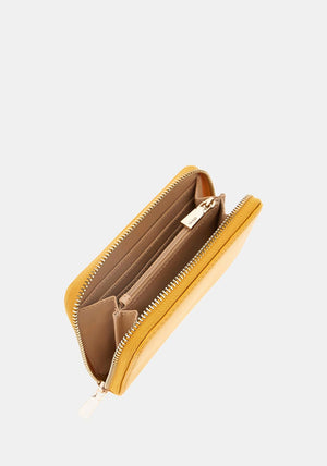 Guess Tatum Threaded Medium Wallet, Yellow