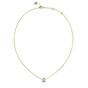 Guess Tiny Dancer Halo Necklace, Gold