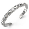 Guess Trinity Crystal Bangle, Silver