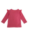 Guess Mini Girls Long Sleeve Sequin Logo T-Shirt, Pink
