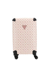 Guess Wilder Travel 22” 4G Peony Logo Cabin Spinner Suitcase, Light Nude