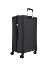 Guess Wilder Travel 4G Peony Logo 28” Wheel Spinner Suitcase, Charcoal
