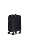 Guess Adelasia Quilted 4G Print 18” 8-Wheeler Spin Cabin Suitcase, Black