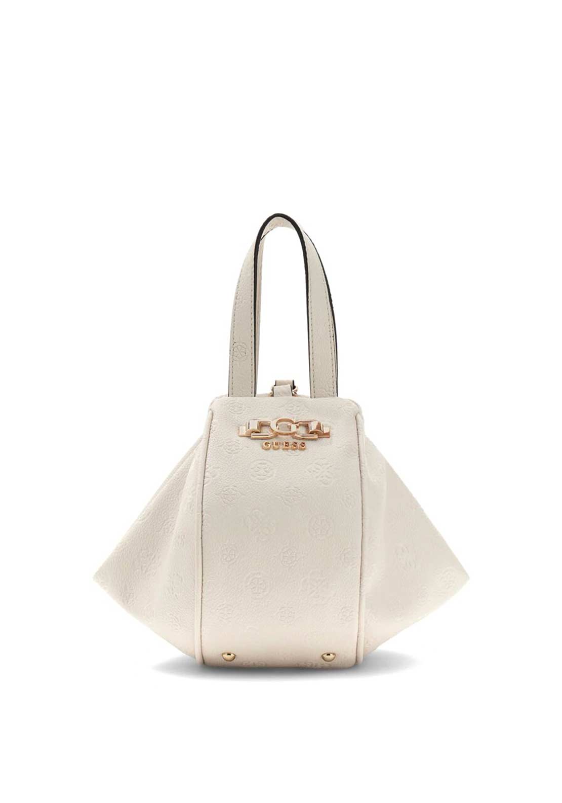 Guess Anise Top Handle Pouch Bag, Stone