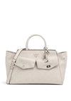 Guess Blake Large Satchel Bag, Cream