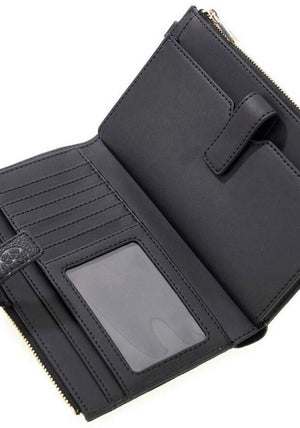 Guess Blake SLG Large Double Zip Organiser Wallet, Black