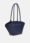 Guess Bolena Saffiano Large Shoulder Bag, Navy