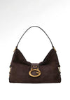 Guess Camden Large Shoulder Bag, Chocolate Brown