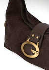 Guess Camden Large Shoulder Bag, Chocolate Brown