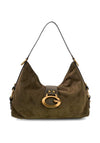 Guess Camden Large Shoulder Bag, Olive Green