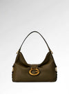 Guess Camden Medium Shoulder Bag, Olive Green